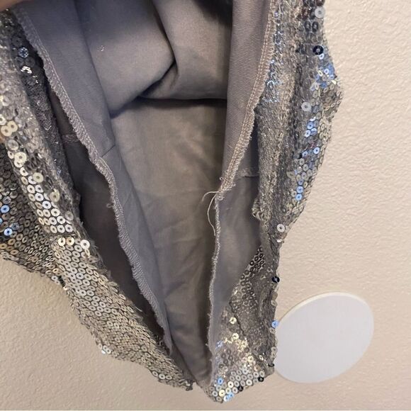 Style Biz Inc deep v neck Sexy y2k formal Bodycon Stretchy Mini Party dress S - Picture 6 of 11